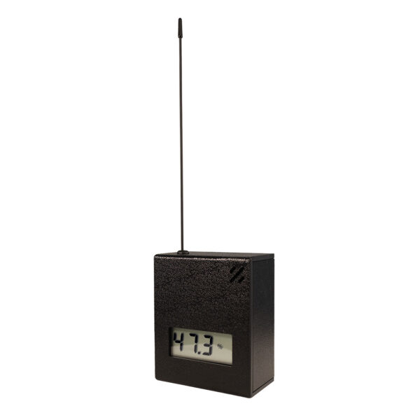 The STX transmitter, part of the Meaco Telemetry System, it measures both temperature and humidity